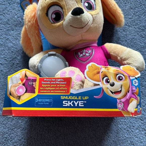 Nickelodeon Paw Patrol Snuggle Up Skye Light Up Plush Doll - Picture 4 of 6
